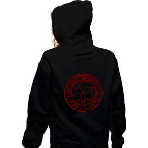 Shirts Zippered Hoodies, Unisex / Small / Black Sun Halo