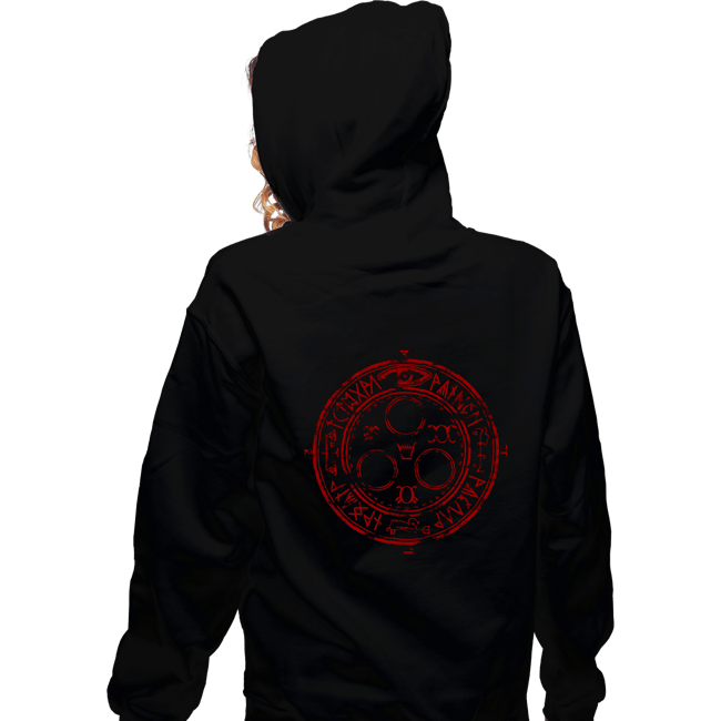 Shirts Zippered Hoodies, Unisex / Small / Black Sun Halo
