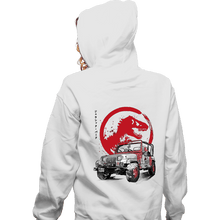 Load image into Gallery viewer, Daily_Deal_Shirts Zippered Hoodies, Unisex / Small / White YJ Sahara sumi-e
