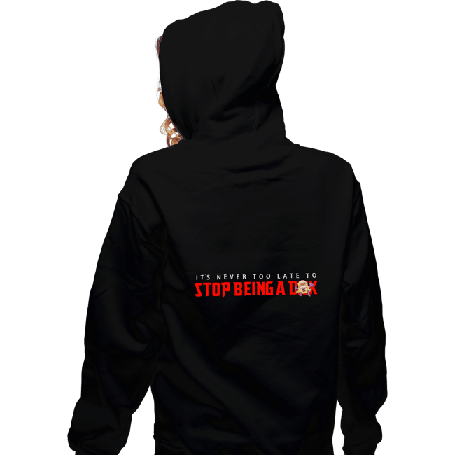 Secret_Shirts Zippered Hoodies, Unisex / Small / Black Never Too Late