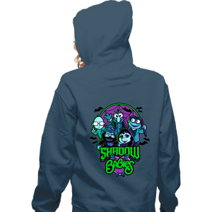 Shirts Zippered Hoodies, Unisex / Small / Indigo Blue Shadow Babies