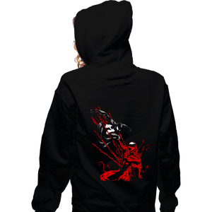 Shirts Zippered Hoodies, Unisex / Small / Black Spider VS Carnage