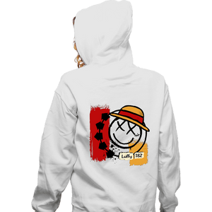 Daily_Deal_Shirts Zippered Hoodies, Unisex / Small / White Luffy 182