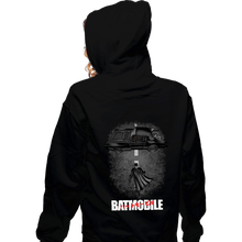Load image into Gallery viewer, Daily_Deal_Shirts Zippered Hoodies, Unisex / Small / Black To The Batmobile

