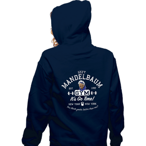 Secret_Shirts Zippered Hoodies, Unisex / Small / Navy Mandelbaum Gym