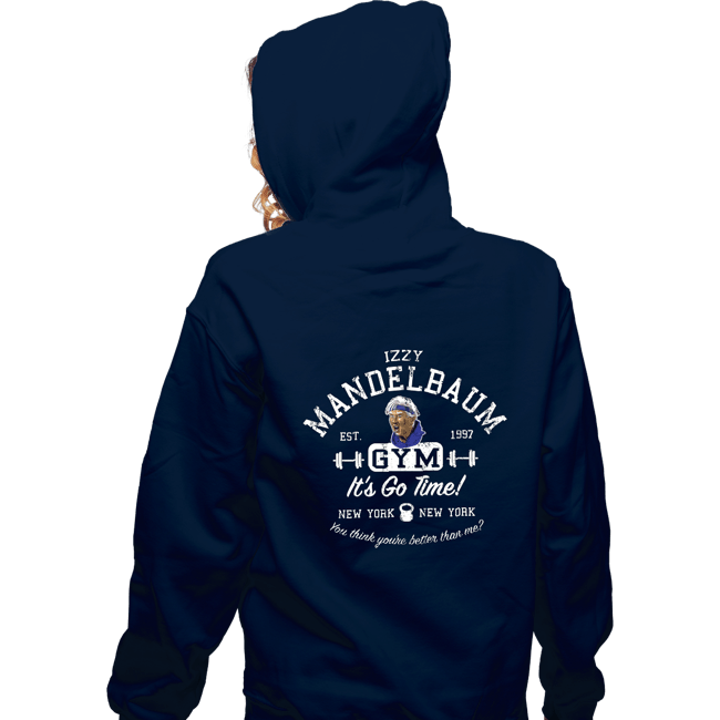 Secret_Shirts Zippered Hoodies, Unisex / Small / Navy Mandelbaum Gym
