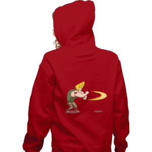 Shirts Zippered Hoodies, Unisex / Small / Red Sonic Bravo