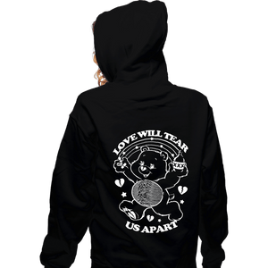 Shirts Zippered Hoodies, Unisex / Small / Black Tear Bear