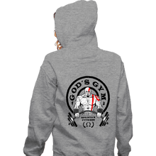 Load image into Gallery viewer, Shirts Zippered Hoodies, Unisex / Small / Sports Grey God&#39;s Gym
