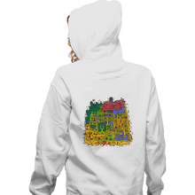Load image into Gallery viewer, Secret_Shirts Zippered Hoodies, Unisex / Small / White Light World Map
