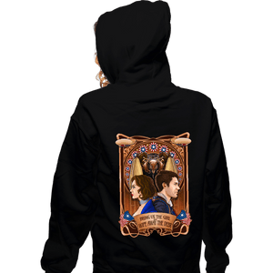 Daily_Deal_Shirts Zippered Hoodies, Unisex / Small / Black Infinite