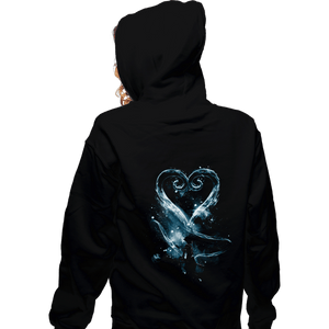 Daily_Deal_Shirts Zippered Hoodies, Unisex / Small / Black A Path To The Stars