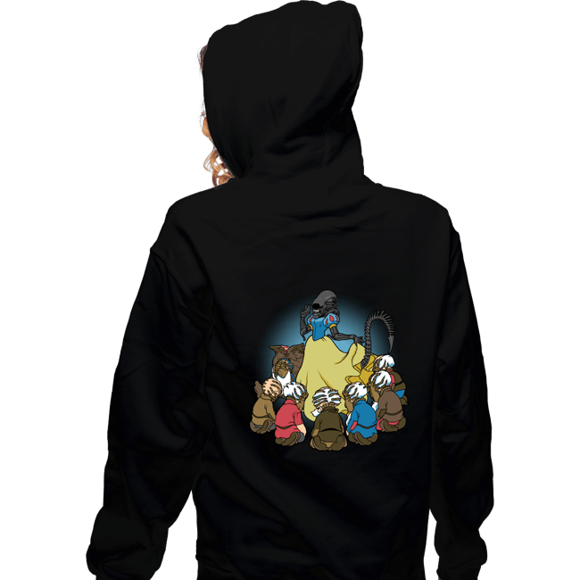Daily_Deal_Shirts Zippered Hoodies, Unisex / Small / Black Xeno Princess