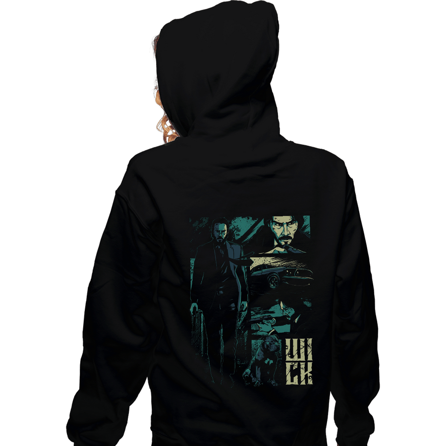 Shirts Zippered Hoodies, Unisex / Small / Black W.I.C.K.