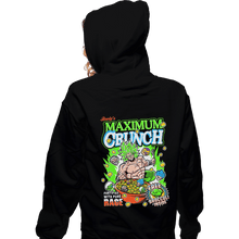 Load image into Gallery viewer, Shirts Zippered Hoodies, Unisex / Small / Black Maximum Crunch
