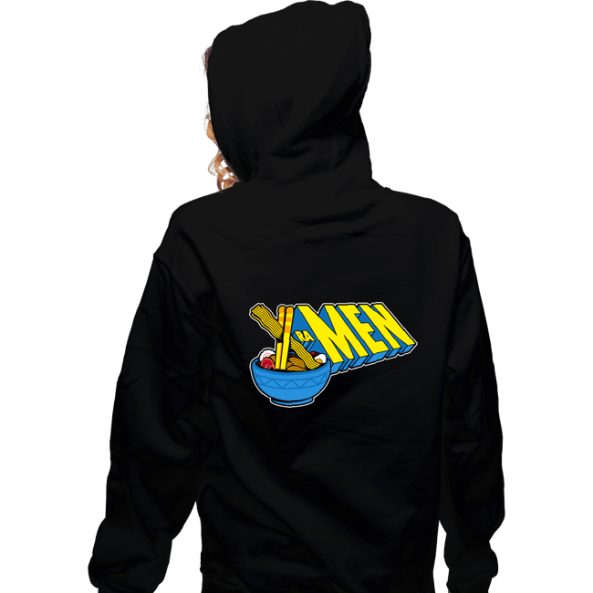 Daily_Deal_Shirts Zippered Hoodies, Unisex / Small / Black X Ra-Men