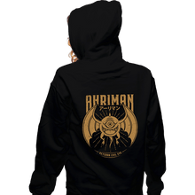 Load image into Gallery viewer, Shirts Zippered Hoodies, Unisex / Small / Black Ahriman
