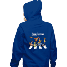 Load image into Gallery viewer, Daily_Deal_Shirts Zippered Hoodies, Unisex / Small / Royal Blue The Best Friends Road
