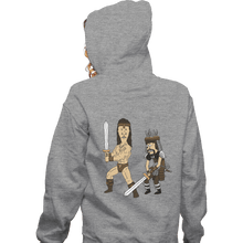 Load image into Gallery viewer, Shirts Zippered Hoodies, Unisex / Small / Sports Grey The Barbarian And The Thief
