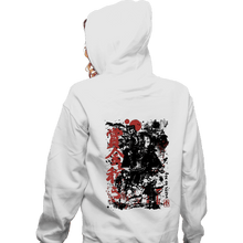 Load image into Gallery viewer, Daily_Deal_Shirts Zippered Hoodies, Unisex / Small / White Ronin Boba
