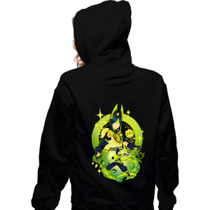 Shirts Zippered Hoodies, Unisex / Small / Black Verdant Strider Tighnari