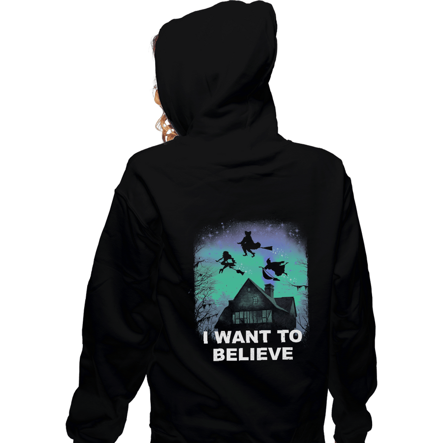 Shirts Zippered Hoodies, Unisex / Small / Black Believe In Magic