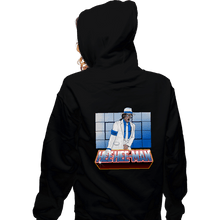 Load image into Gallery viewer, Daily_Deal_Shirts Zippered Hoodies, Unisex / Small / Black Hee-Hee-Man
