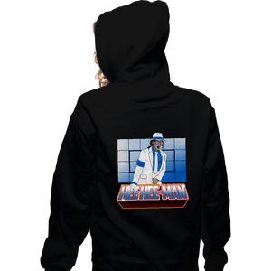 Daily_Deal_Shirts Zippered Hoodies, Unisex / Small / Black Hee-Hee-Man