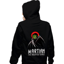 Load image into Gallery viewer, Secret_Shirts Zippered Hoodies, Unisex / Small / Black Martian
