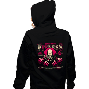 Daily_Deal_Shirts Zippered Hoodies, Unisex / Small / Black Pennywise's Fitness