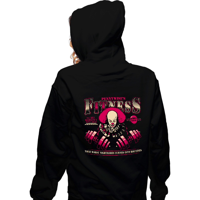 Daily_Deal_Shirts Zippered Hoodies, Unisex / Small / Black Pennywise's Fitness