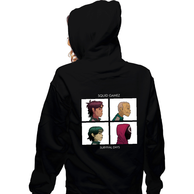 Daily_Deal_Shirts Zippered Hoodies, Unisex / Small / Black Squid Gamez