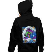 Load image into Gallery viewer, Shirts Pullover Hoodies, Unisex / Small / Black Eva-01 Wave
