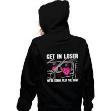 Load image into Gallery viewer, Secret_Shirts Zippered Hoodies, Unisex / Small / Black Play The Game

