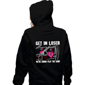 Secret_Shirts Zippered Hoodies, Unisex / Small / Black Play The Game