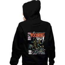 Load image into Gallery viewer, Secret_Shirts Zippered Hoodies, Unisex / Small / Black Voorhees Comics
