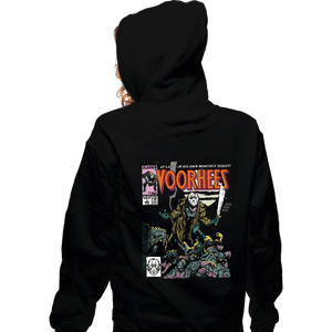 Secret_Shirts Zippered Hoodies, Unisex / Small / Black Voorhees Comics