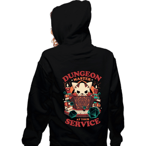Daily_Deal_Shirts Zippered Hoodies, Unisex / Small / Black Dungeon Master's Call