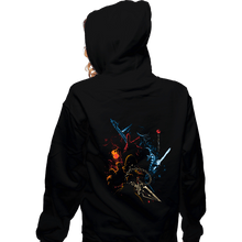 Load image into Gallery viewer, Daily_Deal_Shirts Zippered Hoodies, Unisex / Small / Black Mortal Fighters
