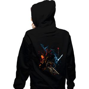 Daily_Deal_Shirts Zippered Hoodies, Unisex / Small / Black Mortal Fighters