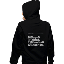 Load image into Gallery viewer, Shirts Zippered Hoodies, Unisex / Small / Black 28 Days
