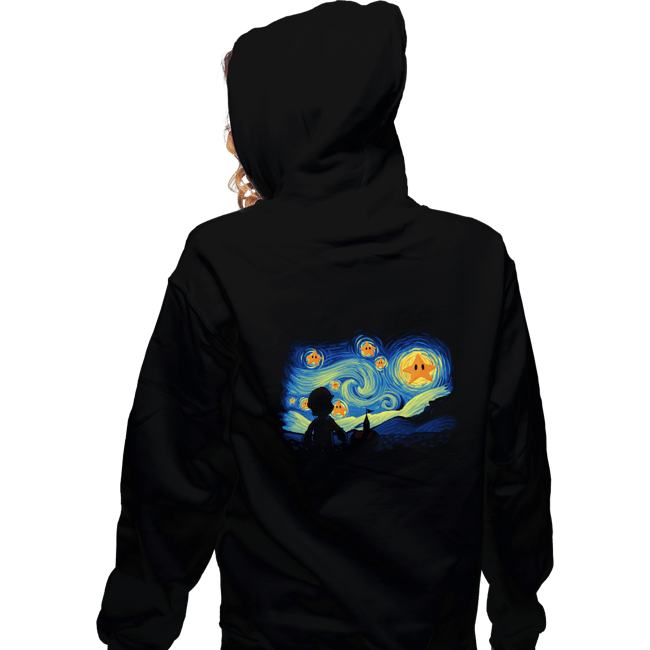 Secret_Shirts Zippered Hoodies, Unisex / Small / Black Super Starry Bros