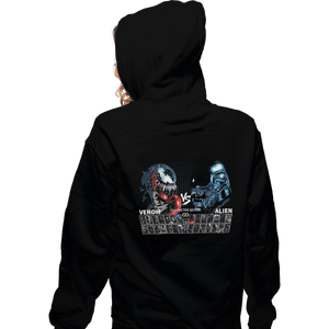 Shirts Zippered Hoodies, Unisex / Small / Black Select Venom VS Alien