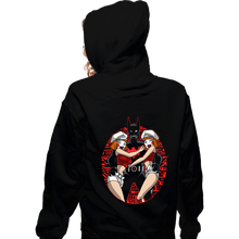 Load image into Gallery viewer, Daily_Deal_Shirts Zippered Hoodies, Unisex / Small / Black BB and Dee Dee
