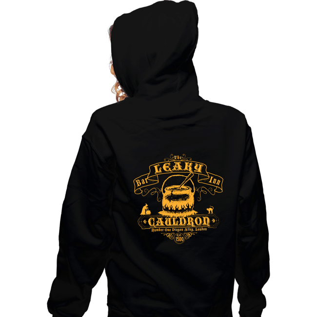 Shirts Zippered Hoodies, Unisex / Small / Black Leaky Cauldron