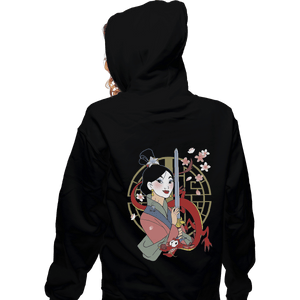 Shirts Zippered Hoodies, Unisex / Small / Black The Warrior Spirit