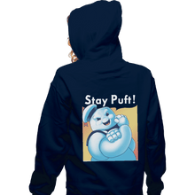 Load image into Gallery viewer, Shirts Pullover Hoodies, Unisex / Small / Navy Stay Puft!
