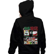 Load image into Gallery viewer, Daily_Deal_Shirts Zippered Hoodies, Unisex / Small / Black Xmas Fighter
