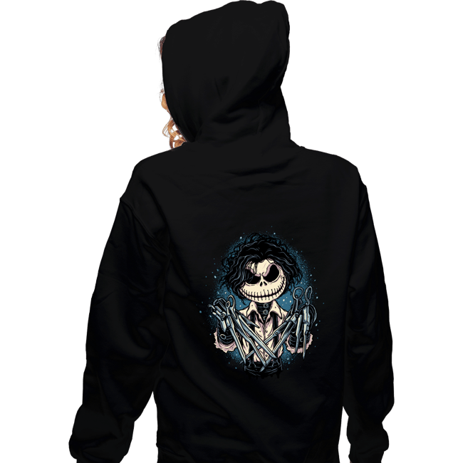 Secret_Shirts Zippered Hoodies, Unisex / Small / Black Nightmare Scissors