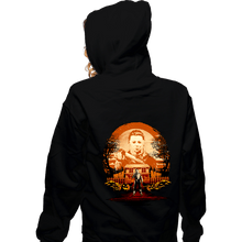 Load image into Gallery viewer, Daily_Deal_Shirts Zippered Hoodies, Unisex / Small / Black Michael&#39;s Attack
